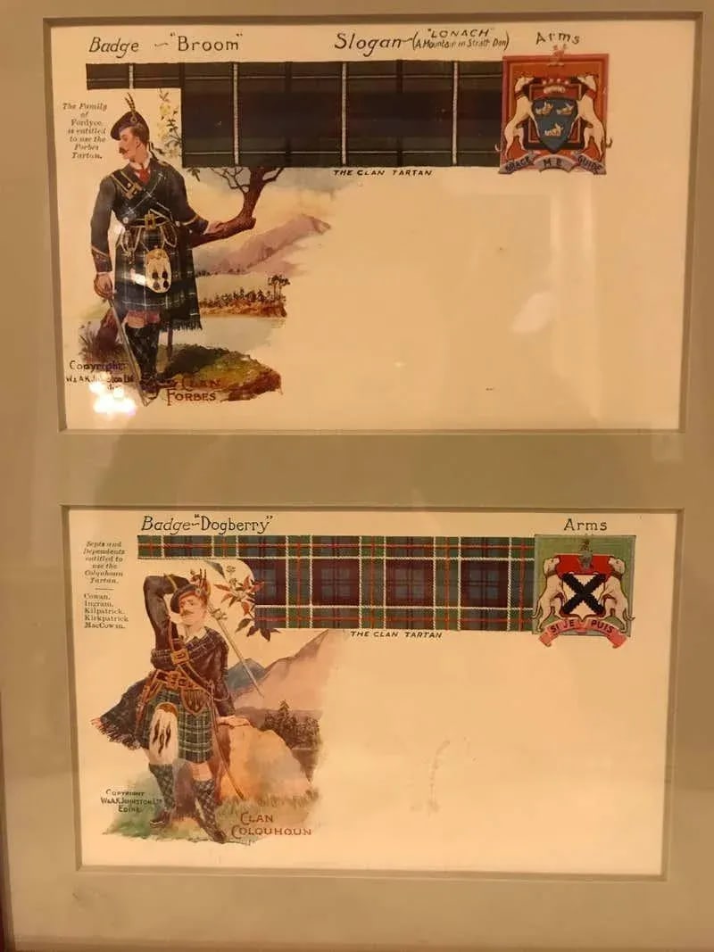 Custom Framed Scottish Postcards, Vintage Catherine Reiss Inc - Set of 12 - 5
