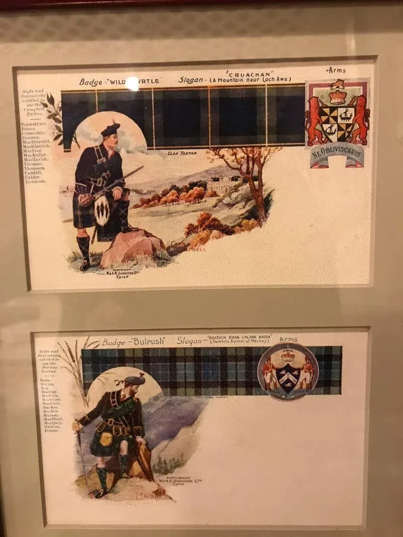 Custom Framed Scottish Postcards, Vintage Catherine Reiss Inc - Set of 12 - 7