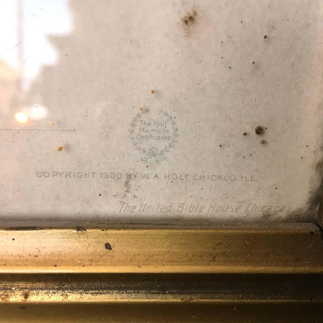 1900's Marriage Certificate - 9