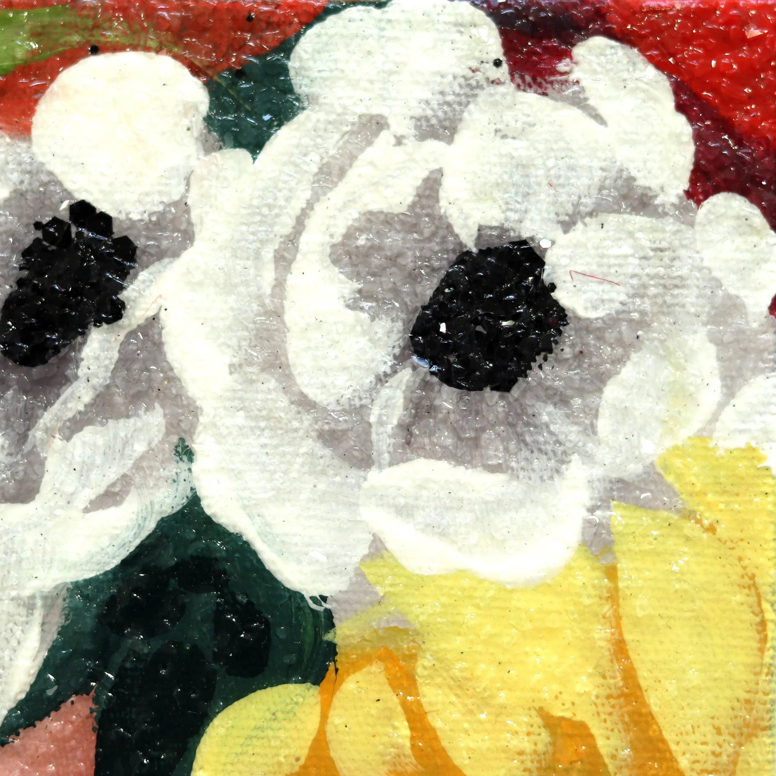 "Memories" Contemporary Original Botanical Portrait Painting by Sally K - 3