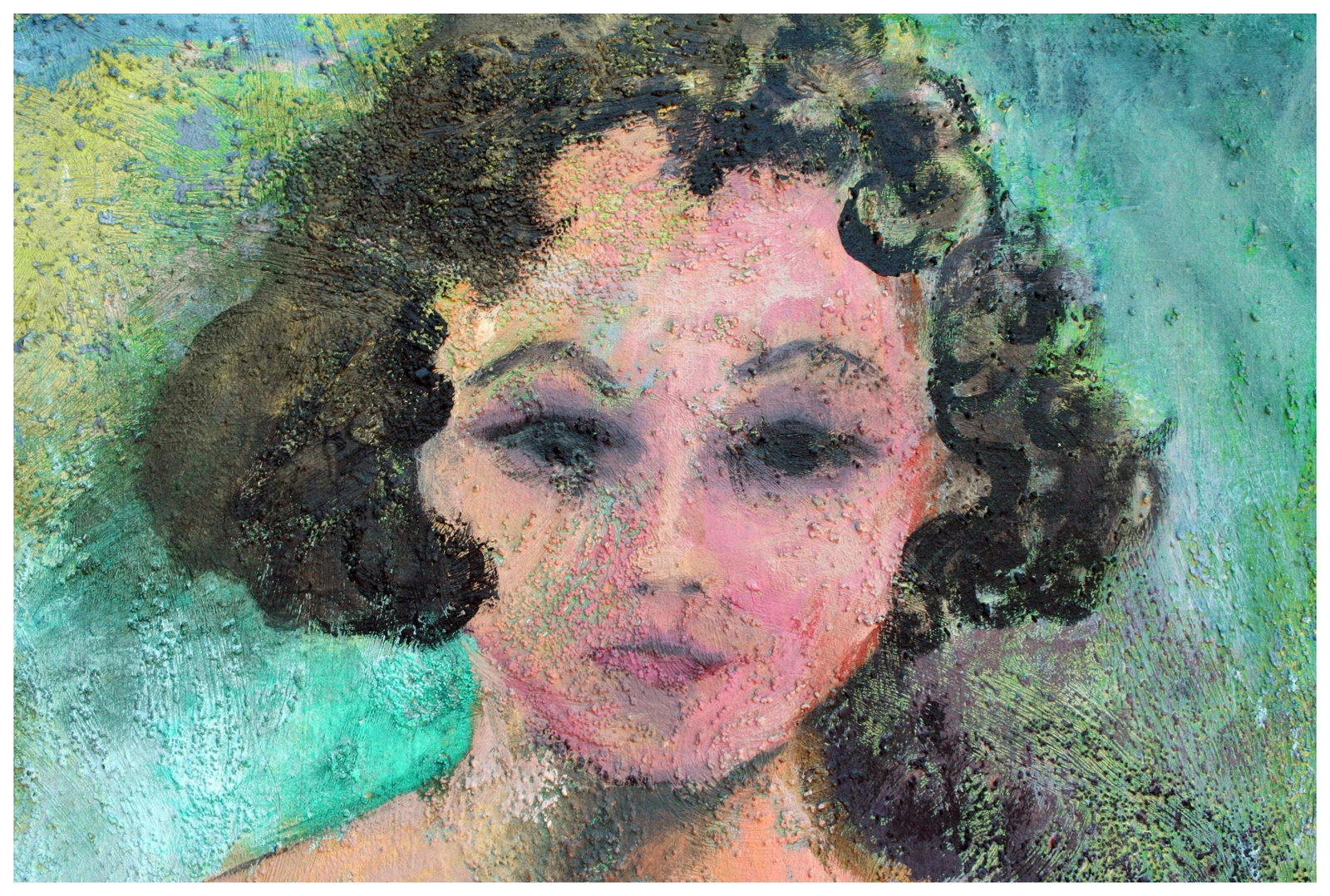 Modernist Self Portrait Figurative by Sandra LaBoue-Erba - 2