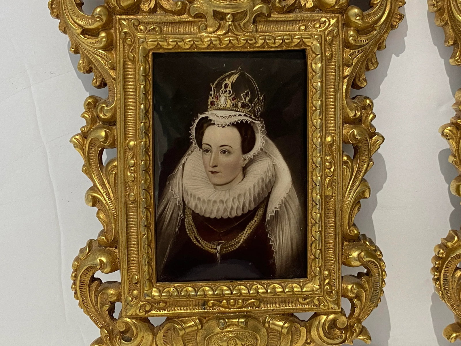 Spanish Nobility Small Portraits 1960s From Seville Casa Rodan Sevilla Decoupage - 3