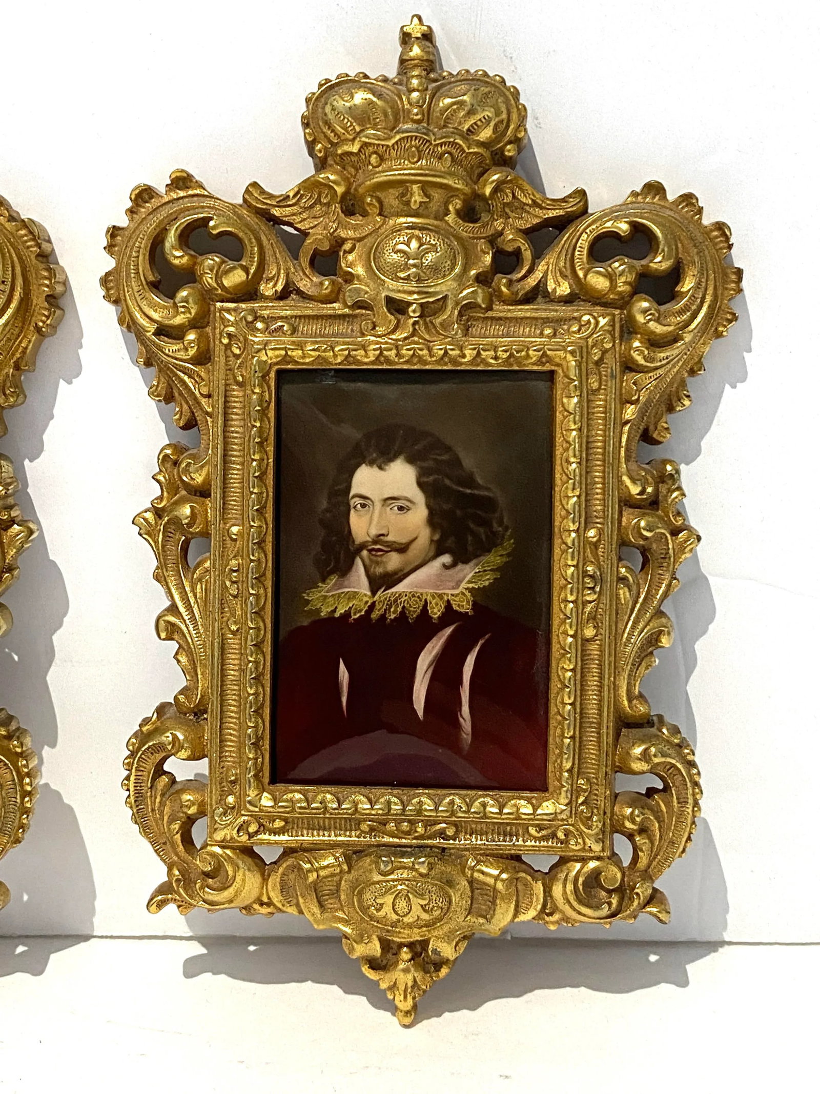 Spanish Nobility Small Portraits 1960s From Seville Casa Rodan Sevilla Decoupage - 4