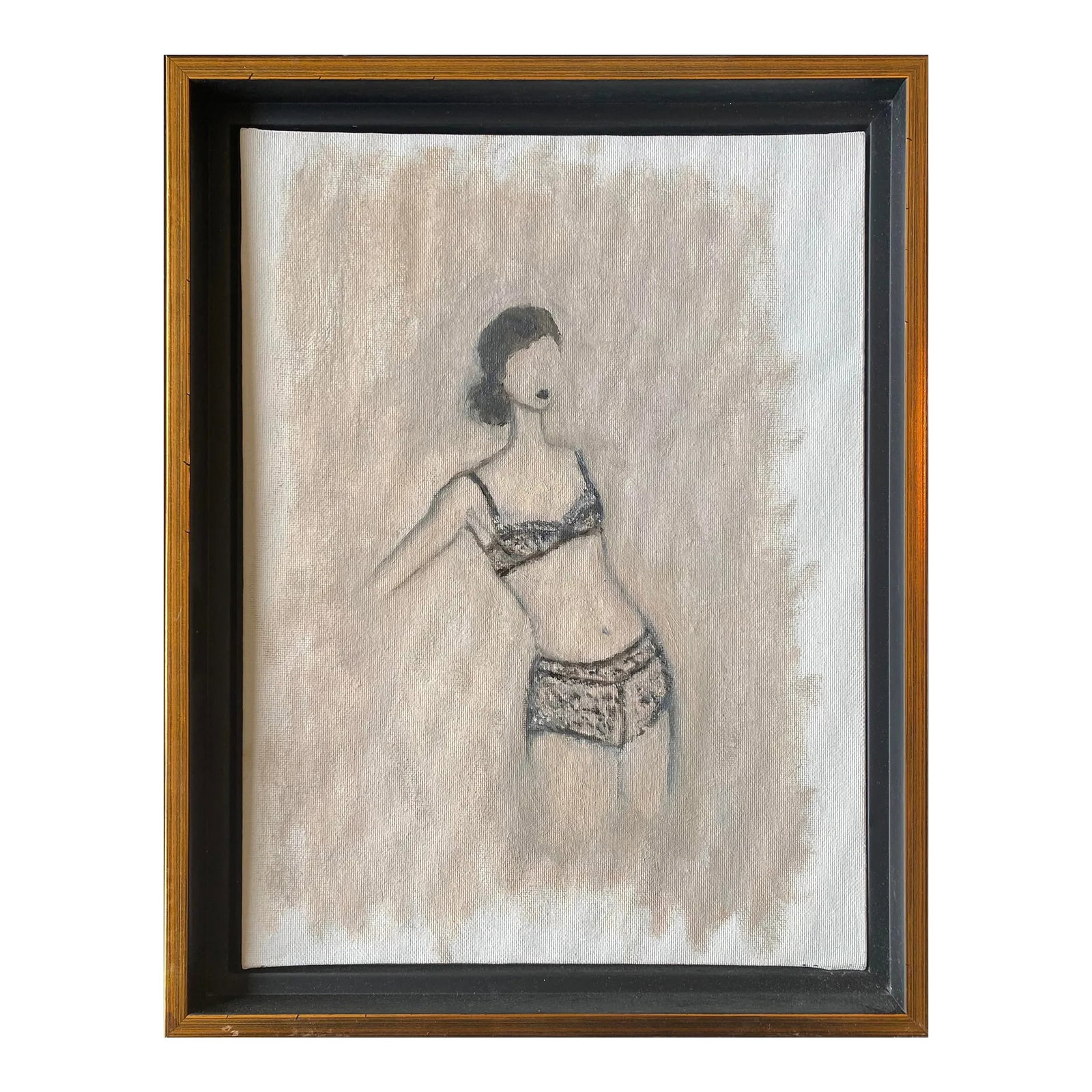 Modern French Figurative Painting by Alice Ford: Modern Figurative French Inspired original oil painting by Alice Ford. Oil on canvas board. Condition: Imperfections: No Imperfections Condition Notes: No imperfections Origin: United States
