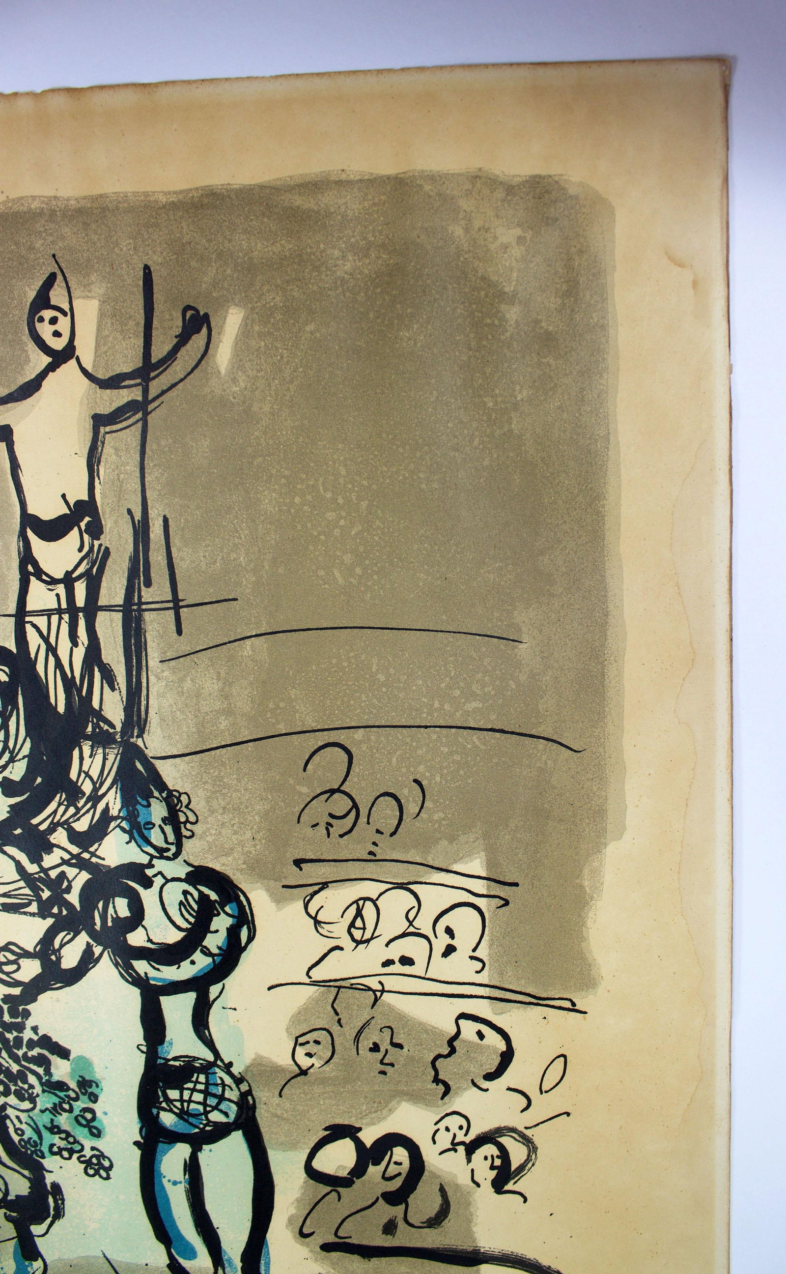 1967 Berggruen Marc Chagall, Oeuvre Grave, Mourlot Poster - 3
