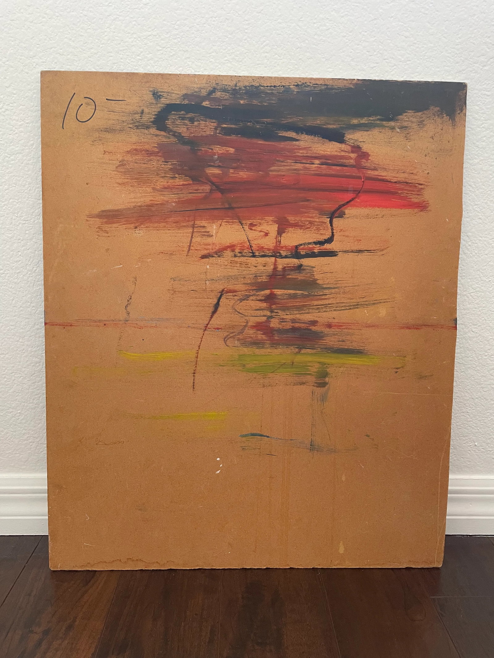 Vintage Oil on Cardboard Portrait Painting of a Flamenco Dancer - 3