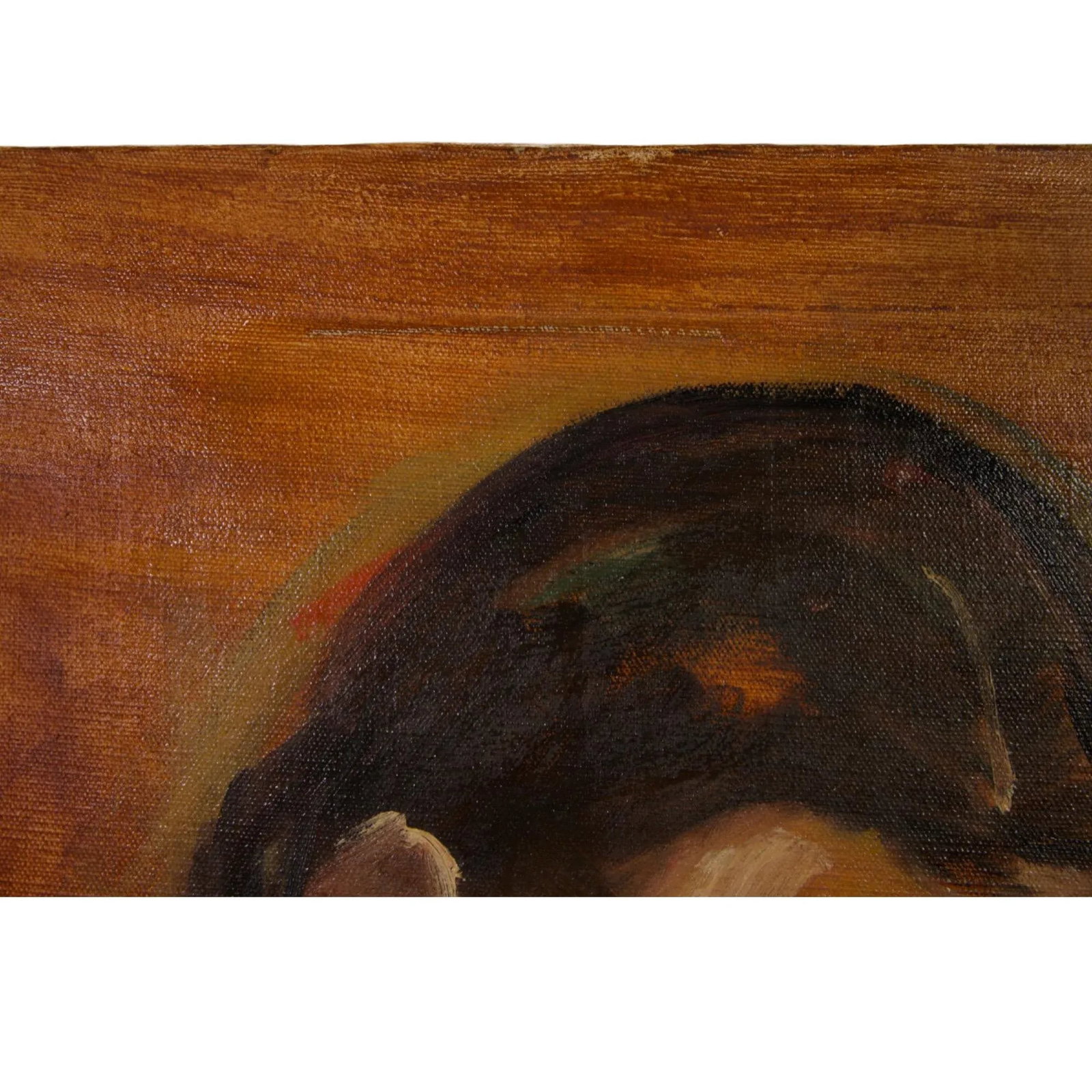 Nude Portrait of a Woman Original Artwork Outsider Art Oil Painting - 5