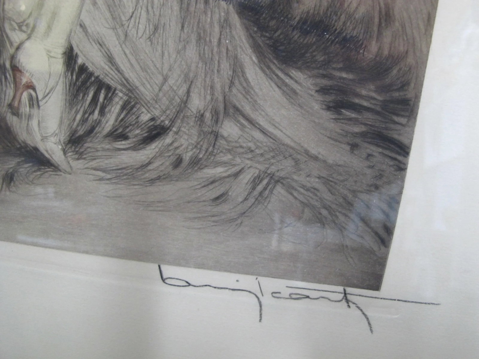 Louis Icart Signed Original Paresse Laziness Art Deco Female Portrait Etching - 4