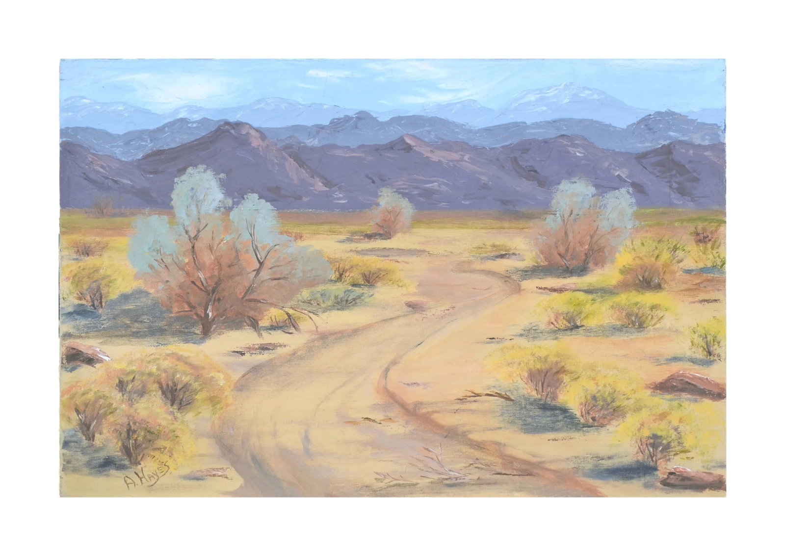 Mid-Century Palm Springs Landscape by Alice v. Hussey Hayes - 8
