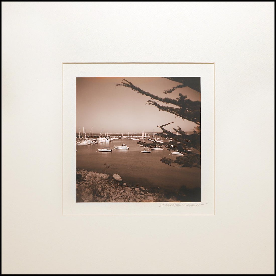 Jack Wasserbach , Monterey Bay, Signed Archival Pigment Photograph - 2