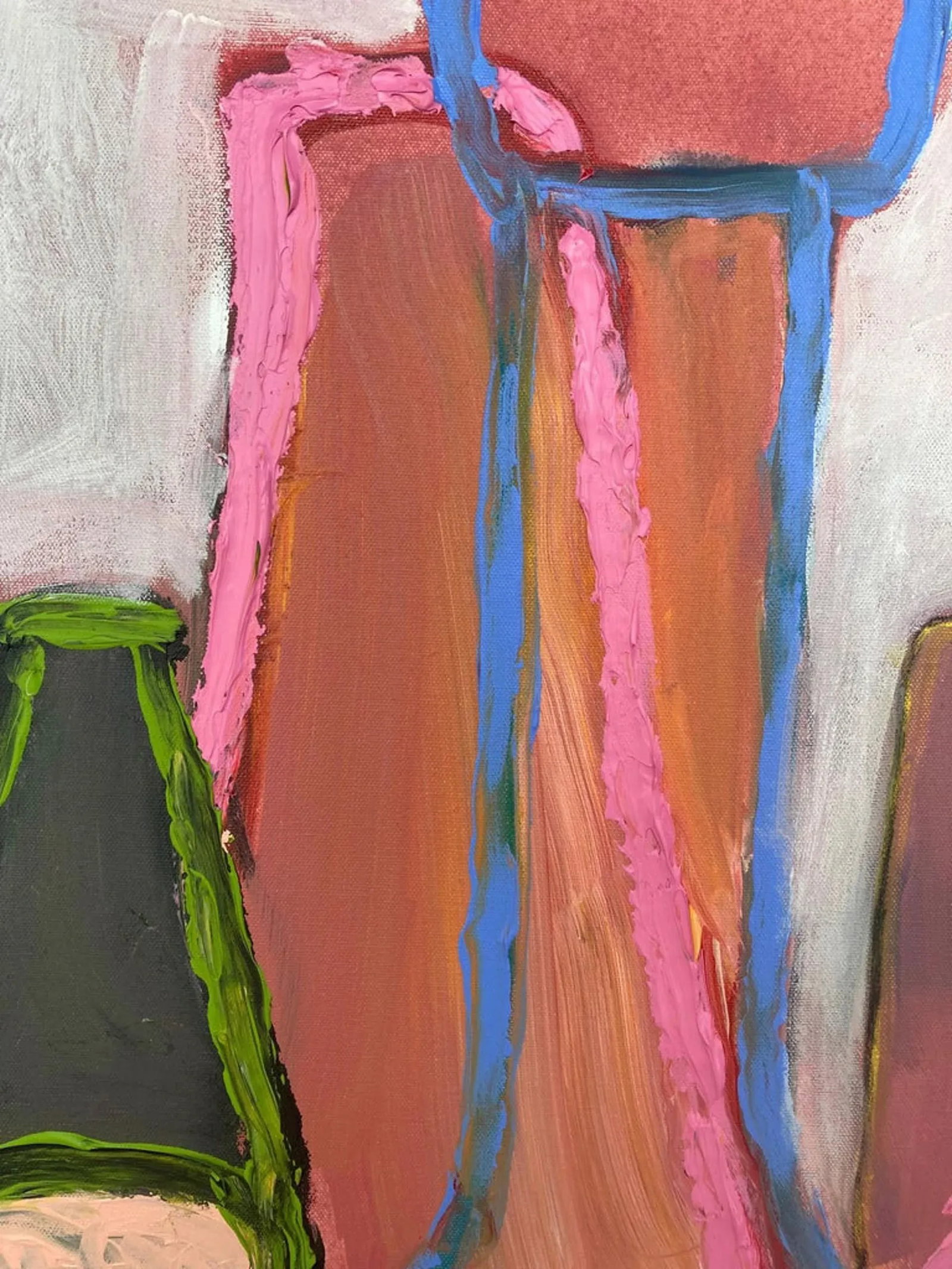 "Family Portrait" Contemporary Abstract Painting by Guy Lyman - 4