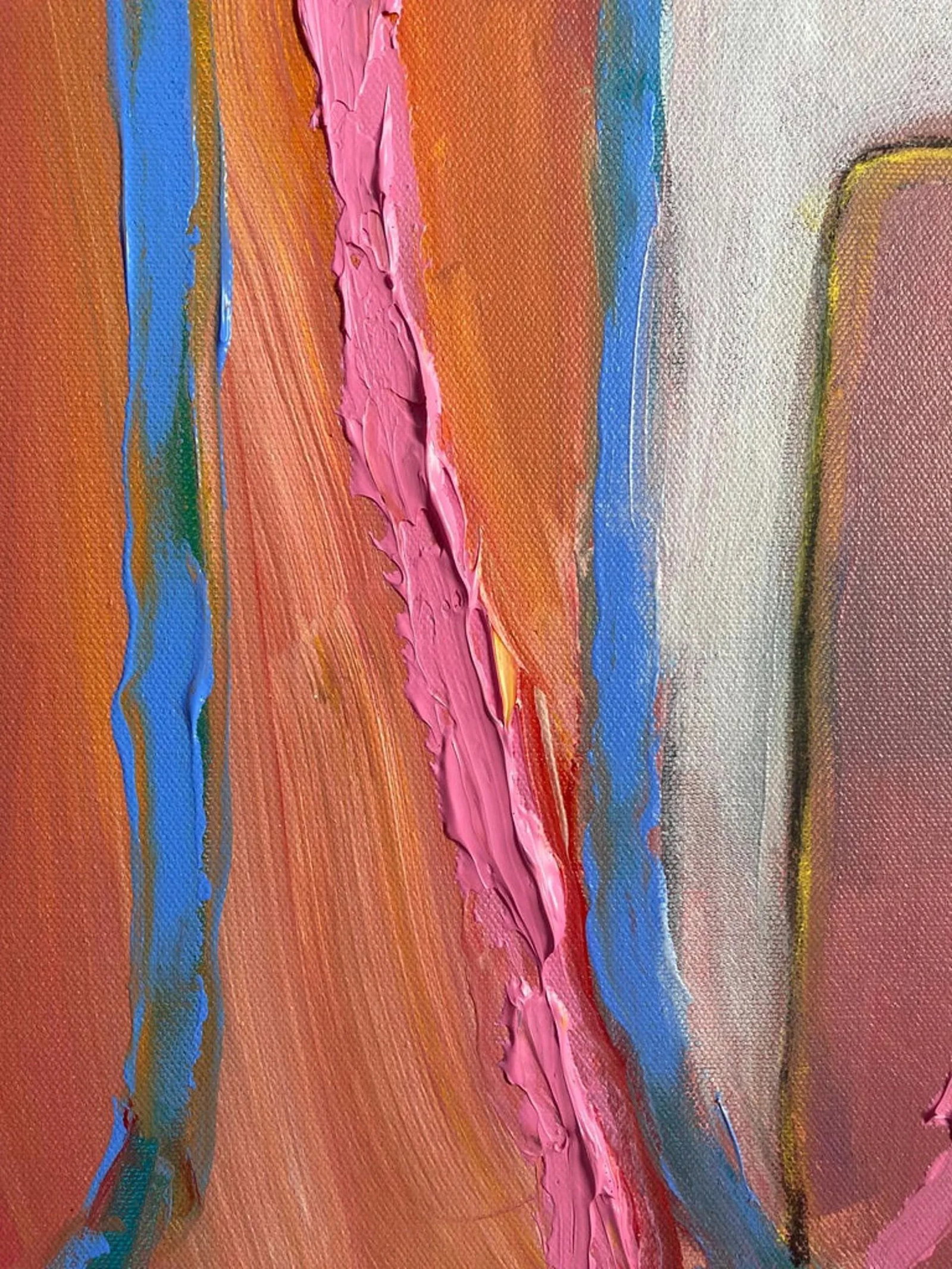 "Family Portrait" Contemporary Abstract Painting by Guy Lyman - 5