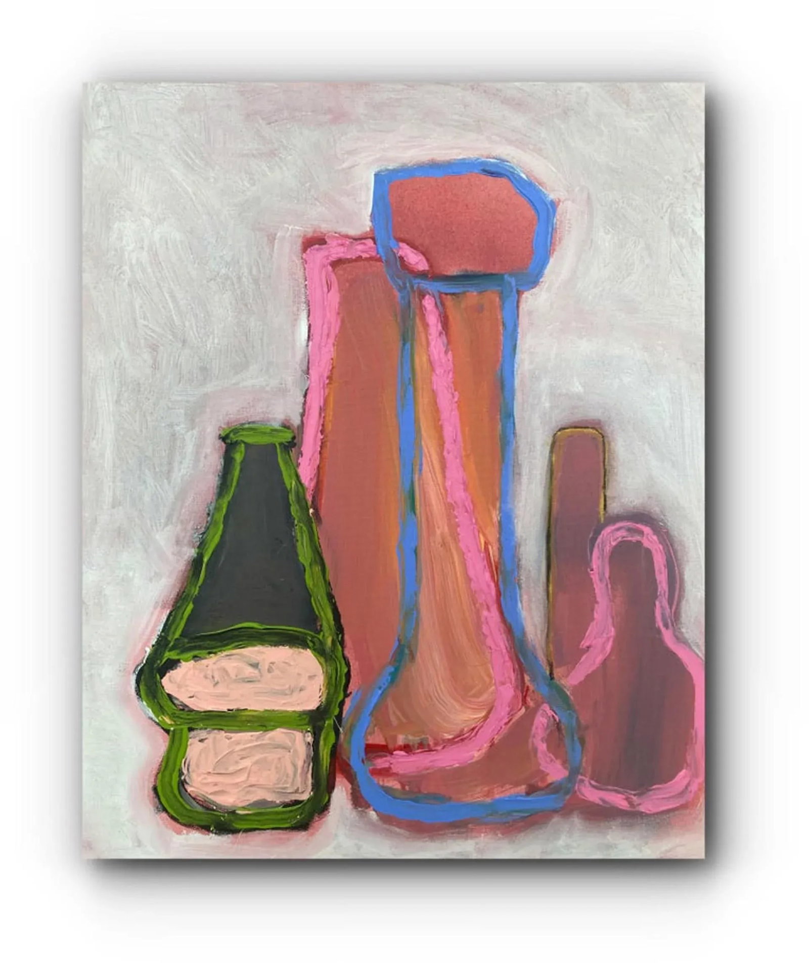 "Family Portrait" Contemporary Abstract Painting by Guy Lyman - 7
