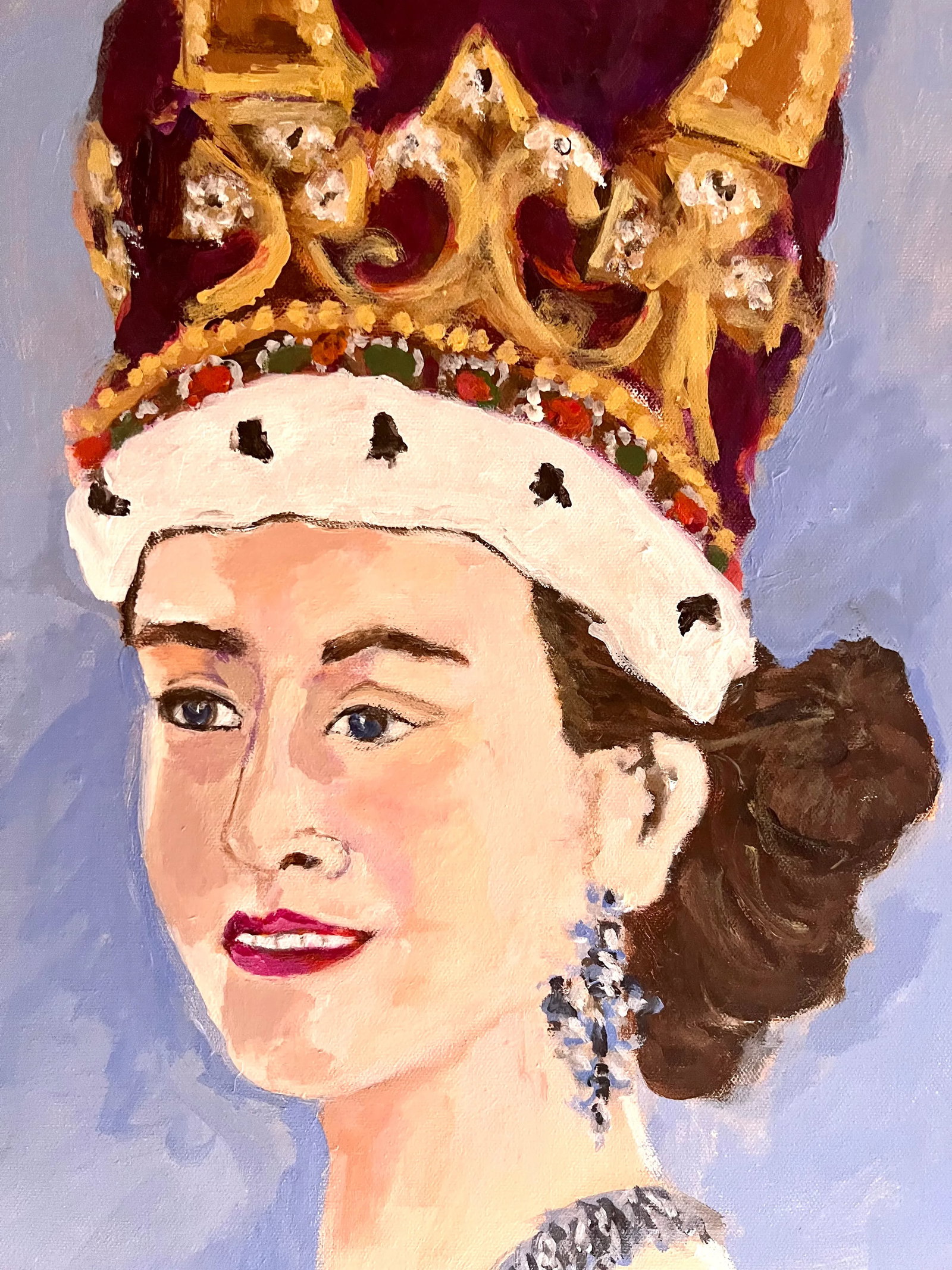 Young Queen Elizabeth Painting - 2