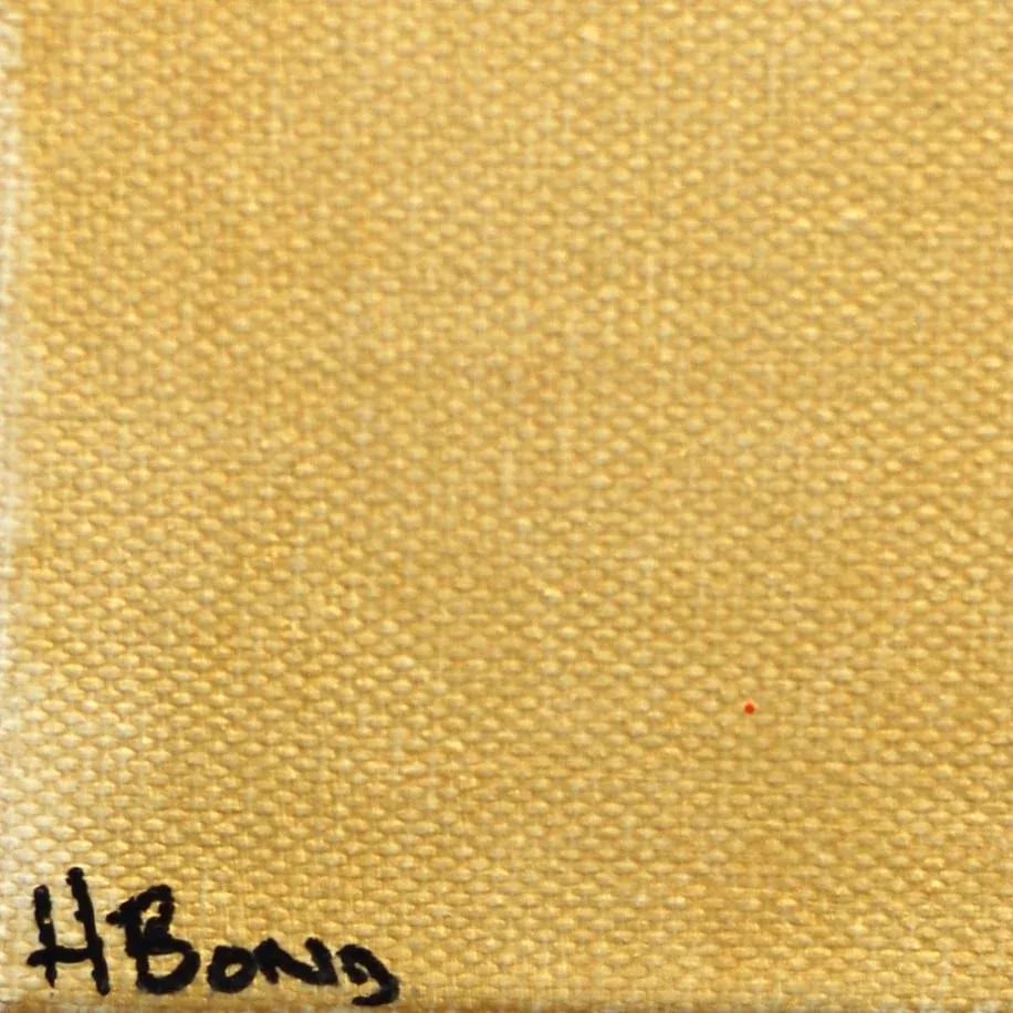 "Untitled (Fire III)" Contemporary Original Minimalist Figurative Painting by Hilary Bond - 9