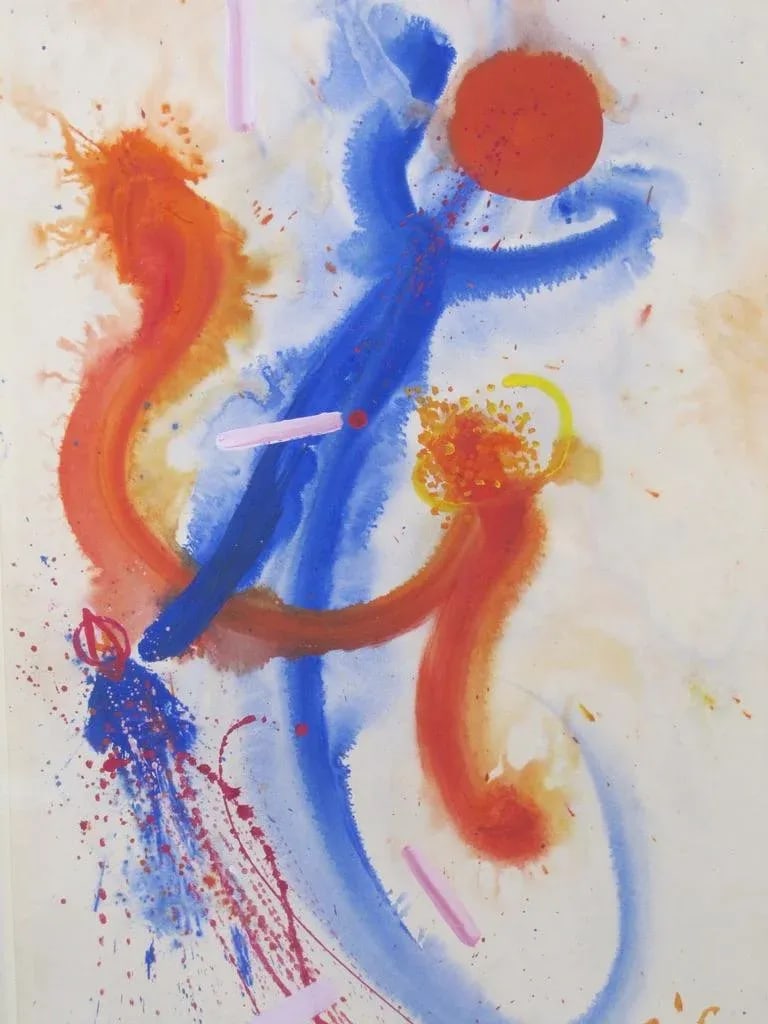 Hendrik Grise Masterwork Abstract Figure Painting Style of Miro Francis - 3