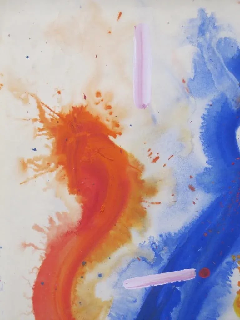 Hendrik Grise Masterwork Abstract Figure Painting Style of Miro Francis - 4