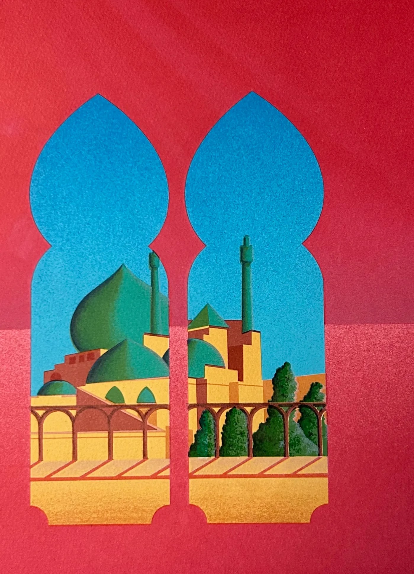 Queen Esther Limited Print by Israeli Artist Murray Bloom, Signed & Framed, 1980's - 4