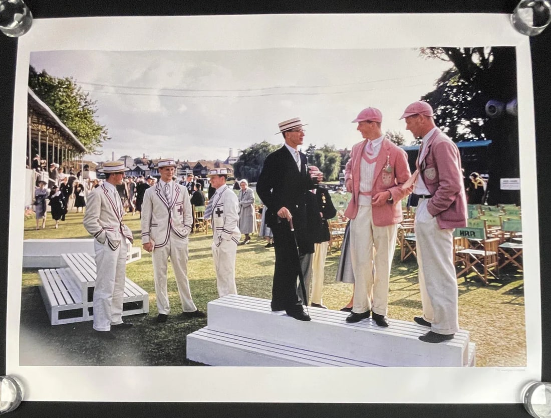 "Henley Regatta" by Slim Aarons 30x40 Inch Framed Getty Images C-Print. - 3