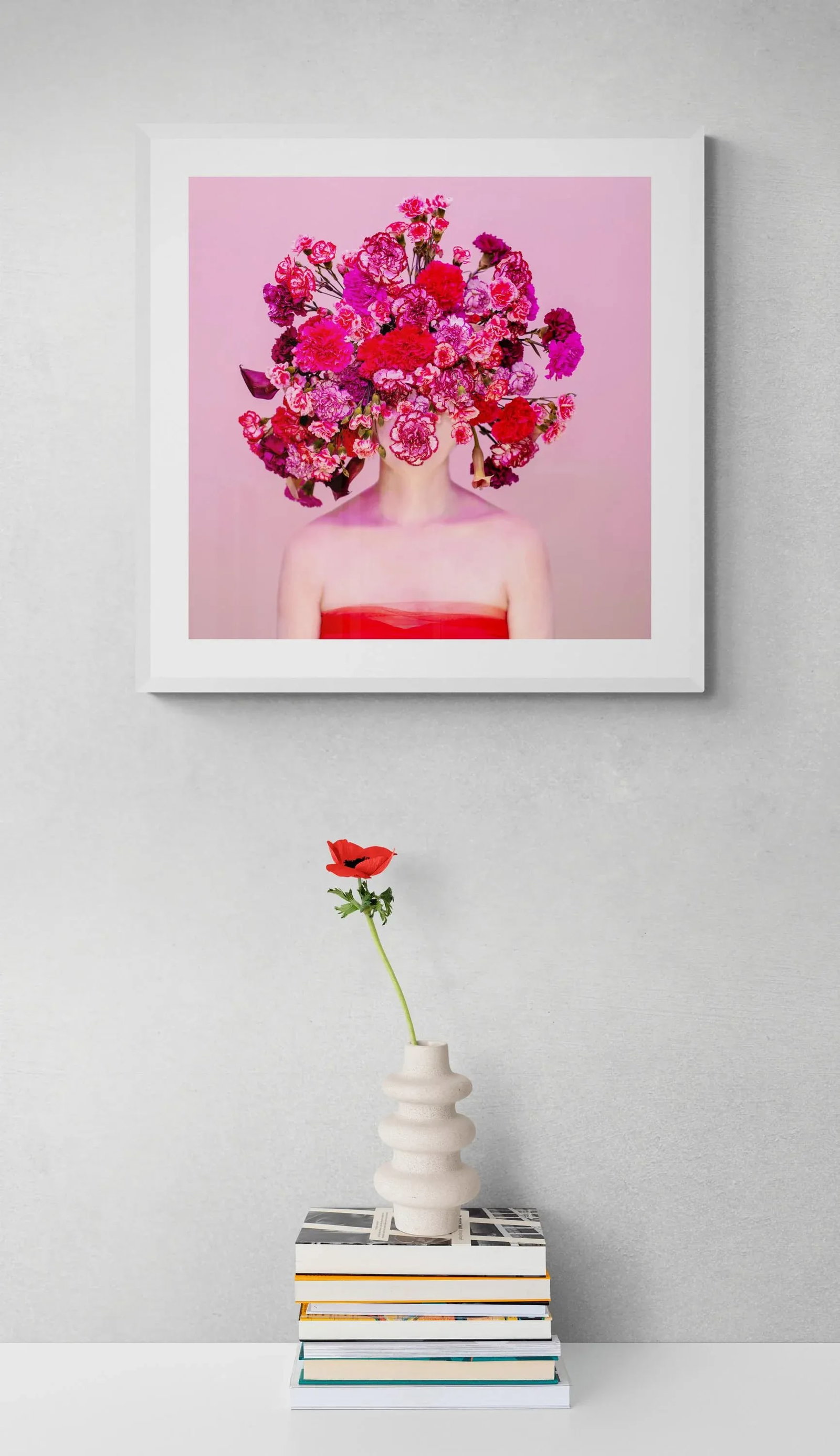 2020s "Scent of Austin 08102022p" Contemporary Original Botanical Portrait Photograph by Ziesook You - 2