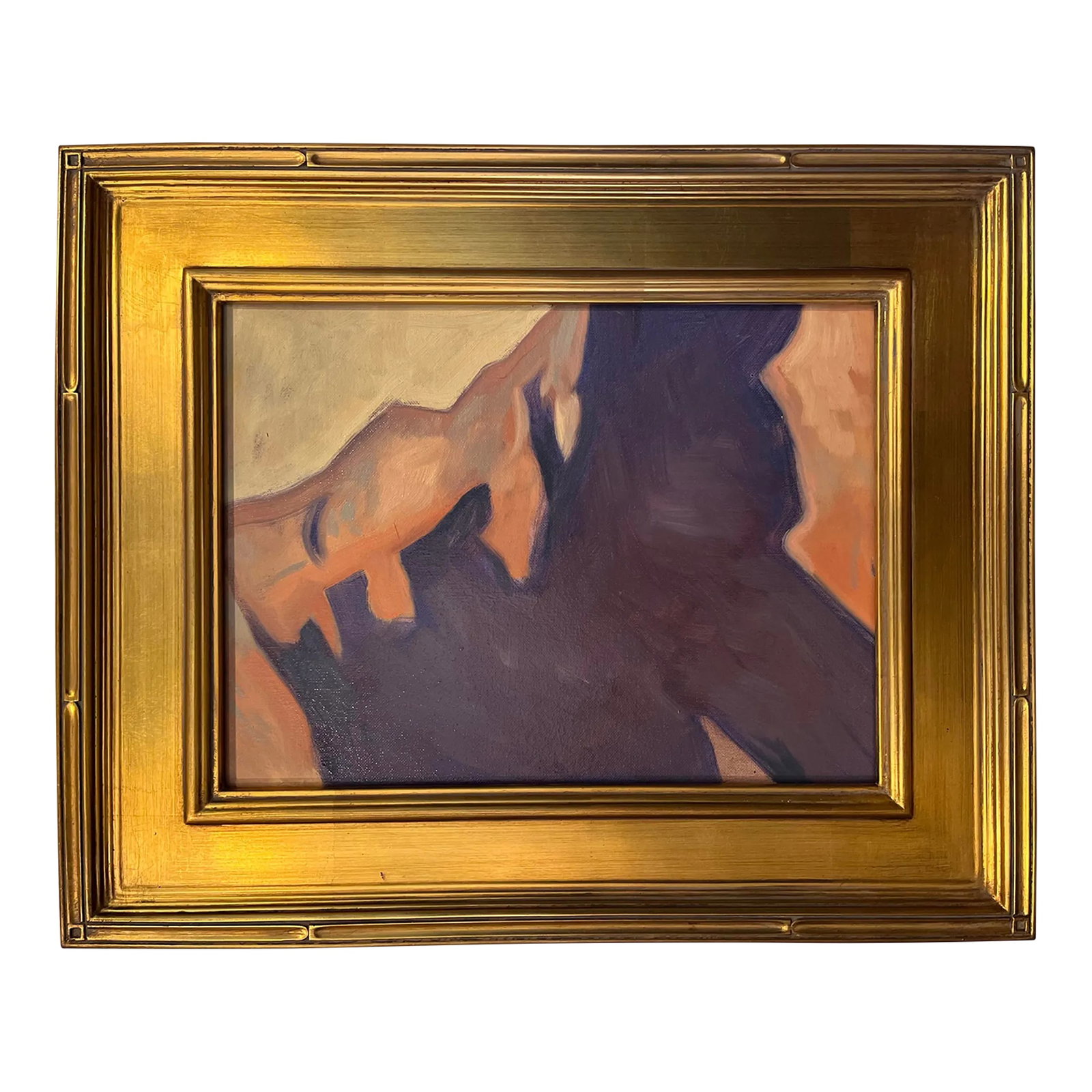 "Ode to Dixon III" Contemporary Original Abstract Southwest Landscape Oil Painting by Palmer Saylor: Original oil painting from private inventory of American Southwest painter and illustrator Palmer Saylor III. Ode to Dixon is an homage and abstraction to Maynard Dixon's work in the late 19th