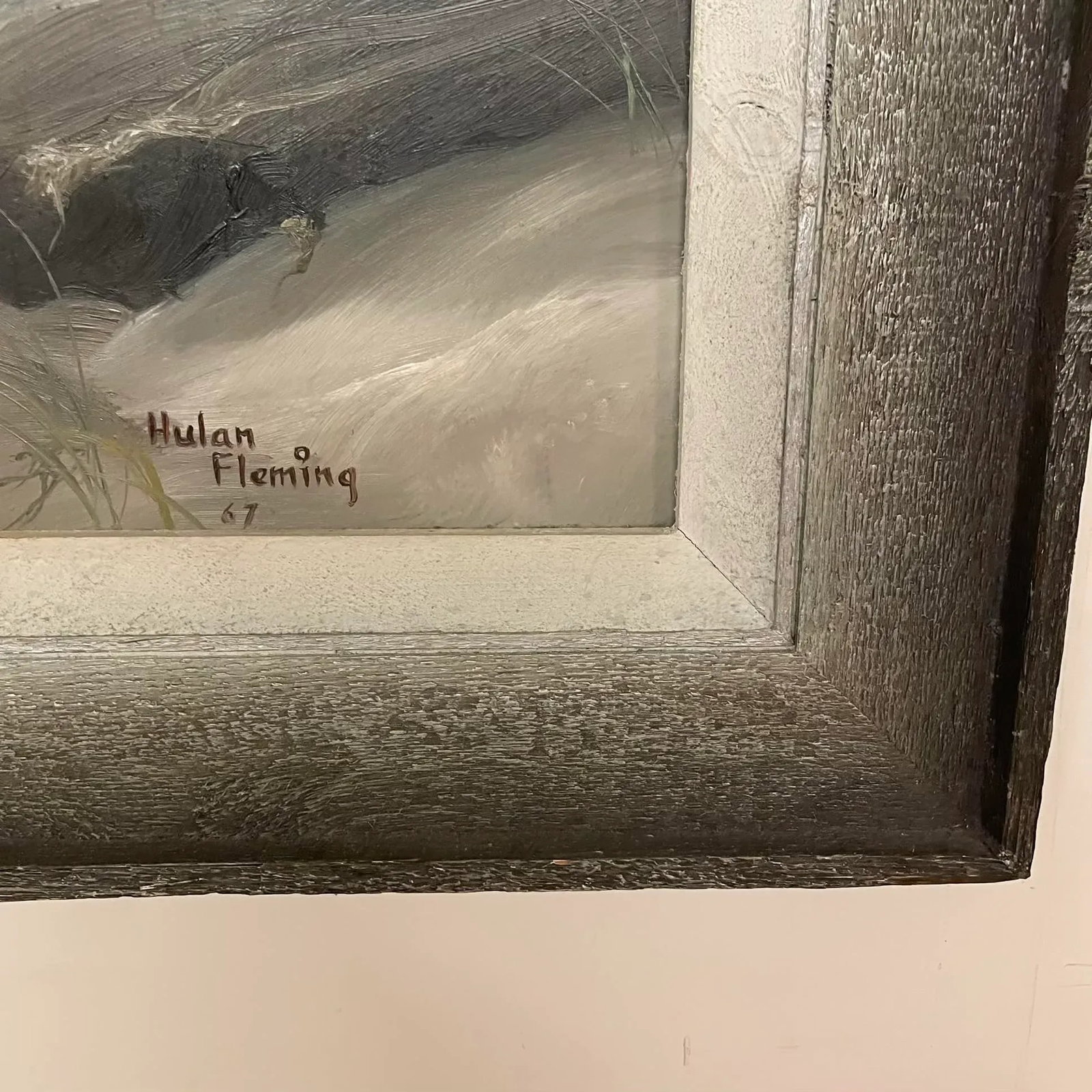 Hulan Fleming "Dawn" 1967 Original Oil Painting - 8