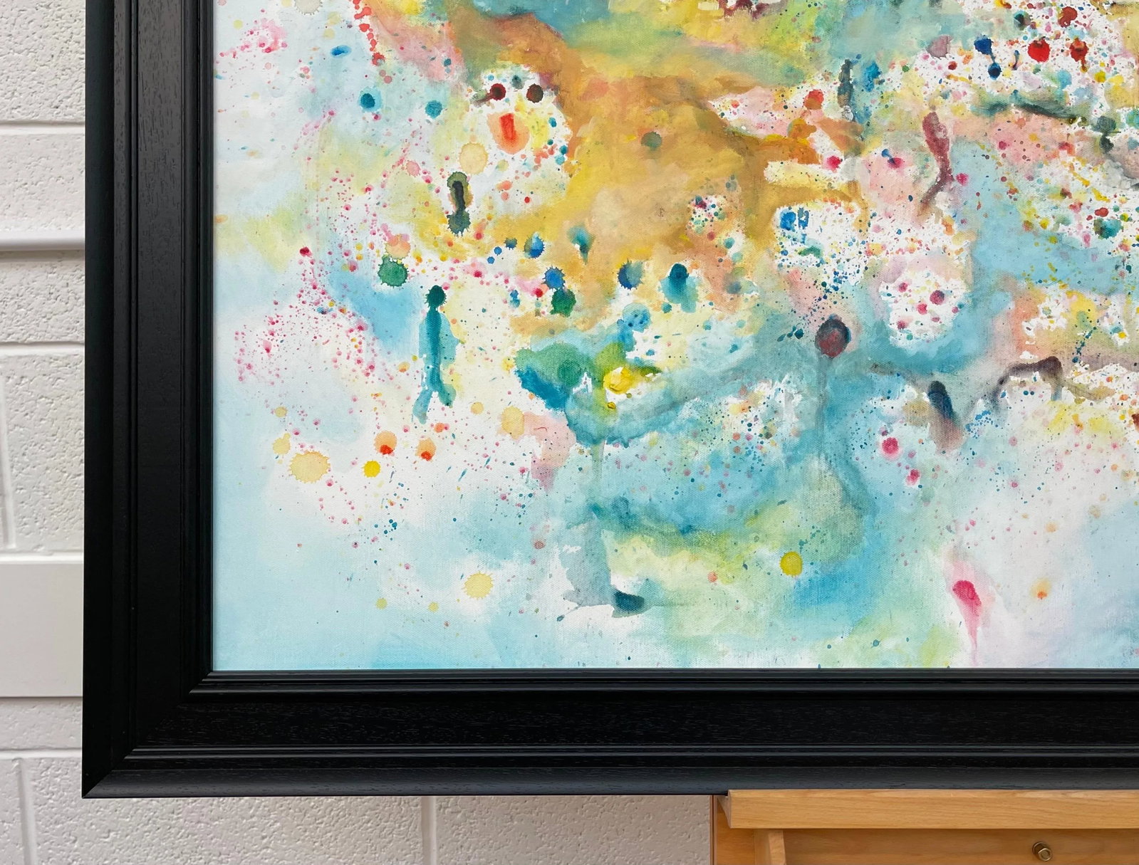 Light Colourful Abstract Art on White Background - Unique Original Art by Contemporary British Artis - 10