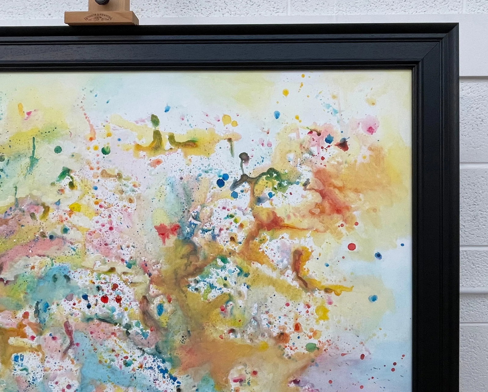 Light Colourful Abstract Art on White Background - Unique Original Art by Contemporary British Artis - 9