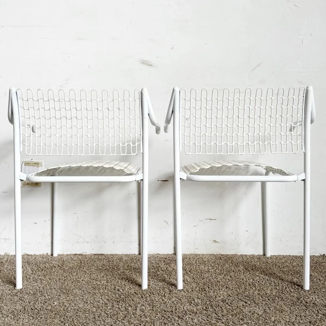Mid Century Modern White Sof-Tech Dining Chairs by David Rowland for Thonet - 11