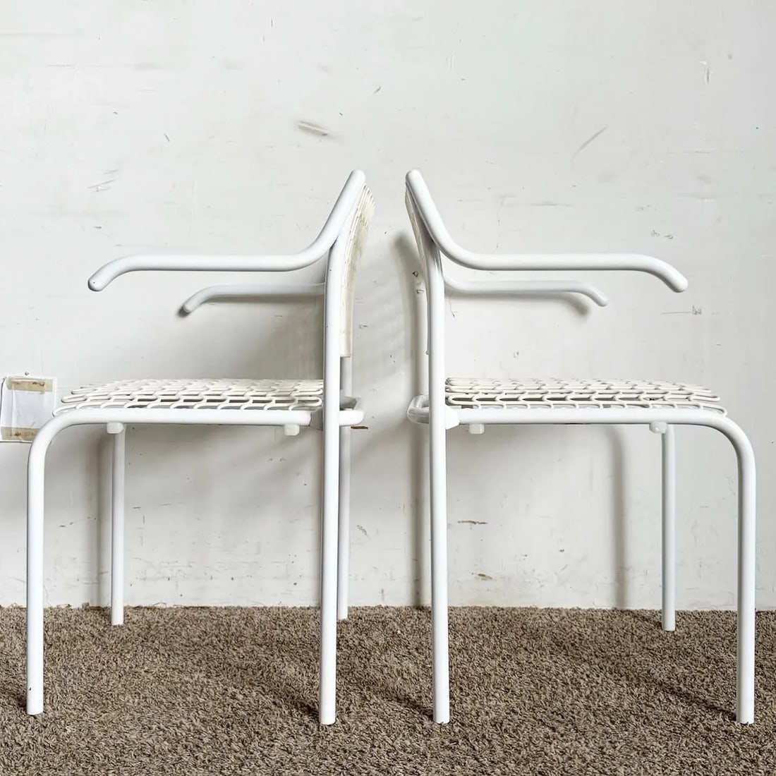 Mid Century Modern White Sof-Tech Dining Chairs by David Rowland for Thonet - 3