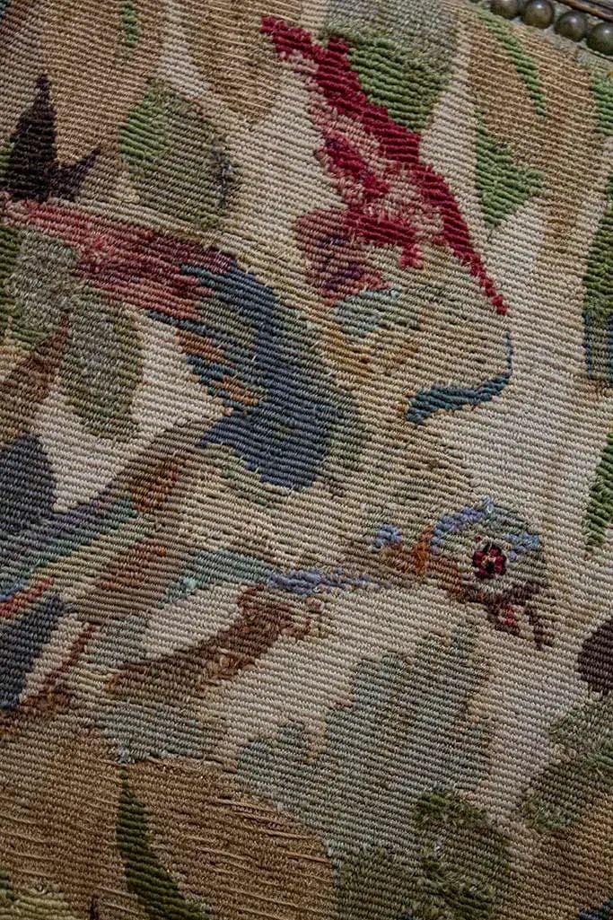 French Regency Style Tapestry Arm Chairs - a Pair - 8