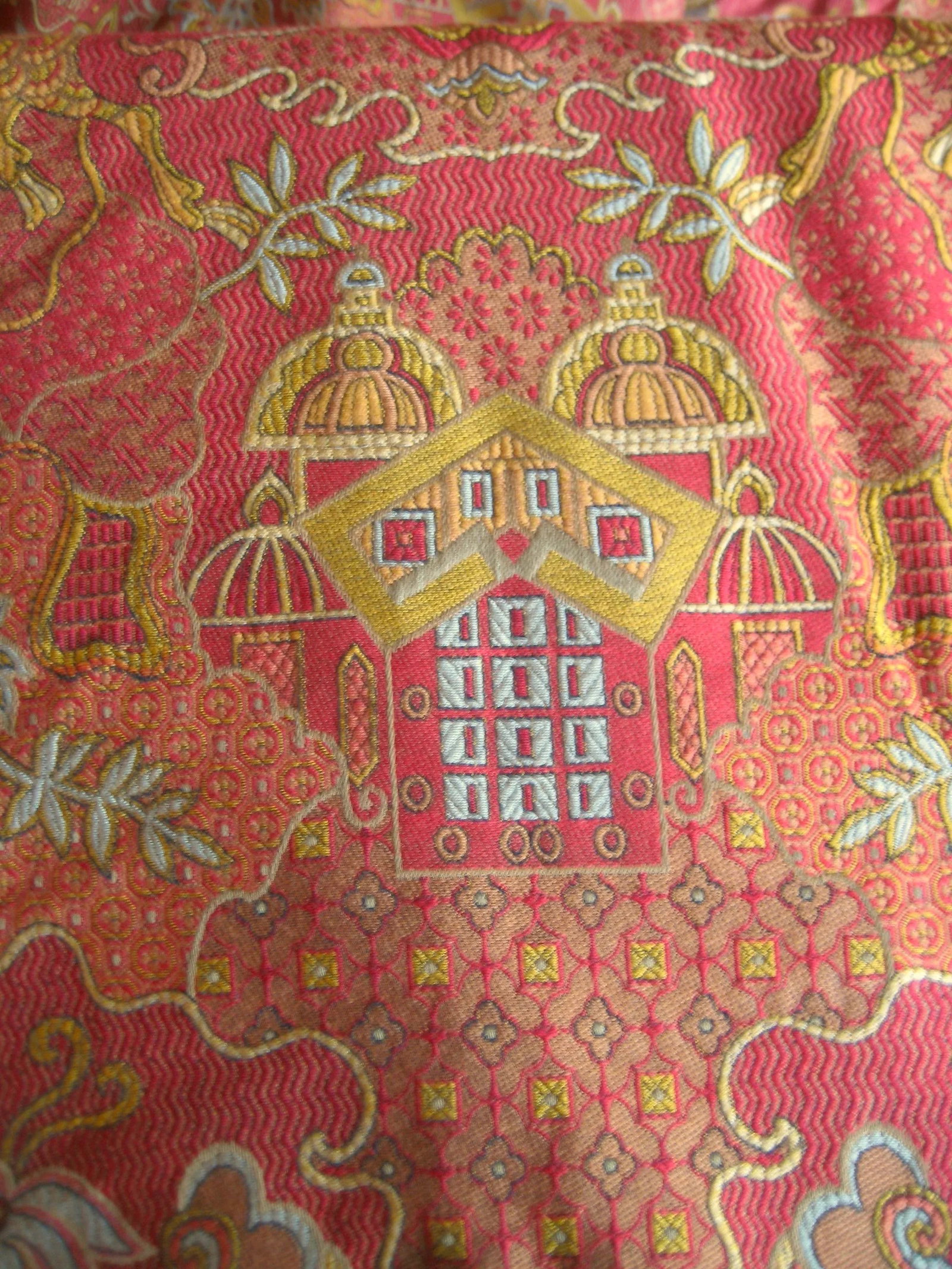 Pair of 1980s Jaquart Chinoiserie Curtain Drapes - 4