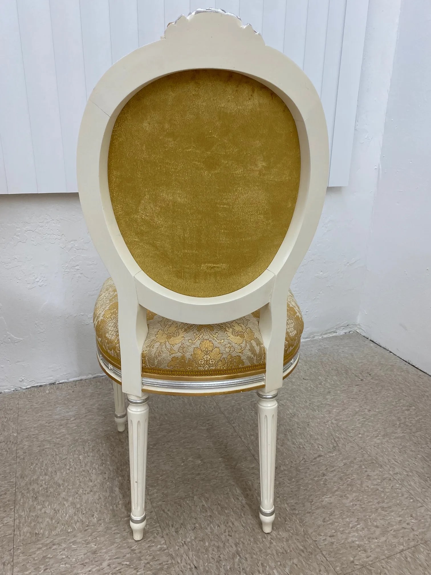 19th Century Reproduction 24 Karat Gold Leaf Italian Dining Chairs by Caspani Tino - Set of 4 - 2