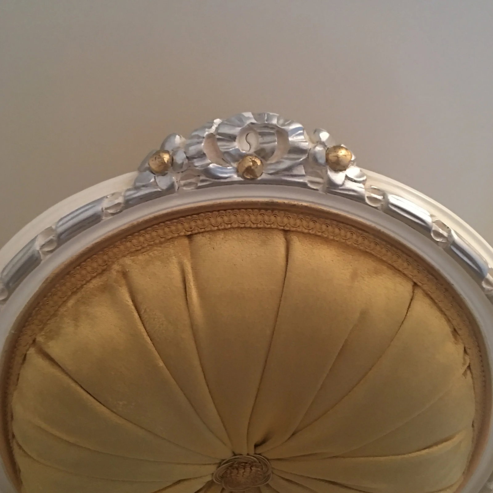 19th Century Reproduction 24 Karat Gold Leaf Italian Dining Chairs by Caspani Tino - Set of 4 - 6
