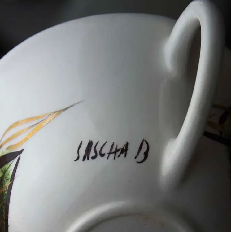Rare Mid-Century Sascha Brastoff China - Provincial Fruit Pattern - 3