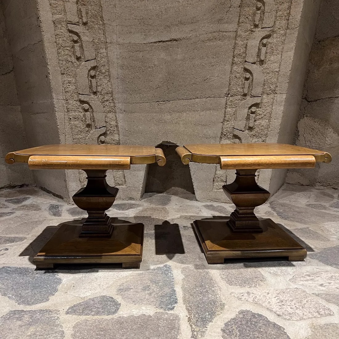 1960s Thomasville of Ca French Regency Side Tables - 3