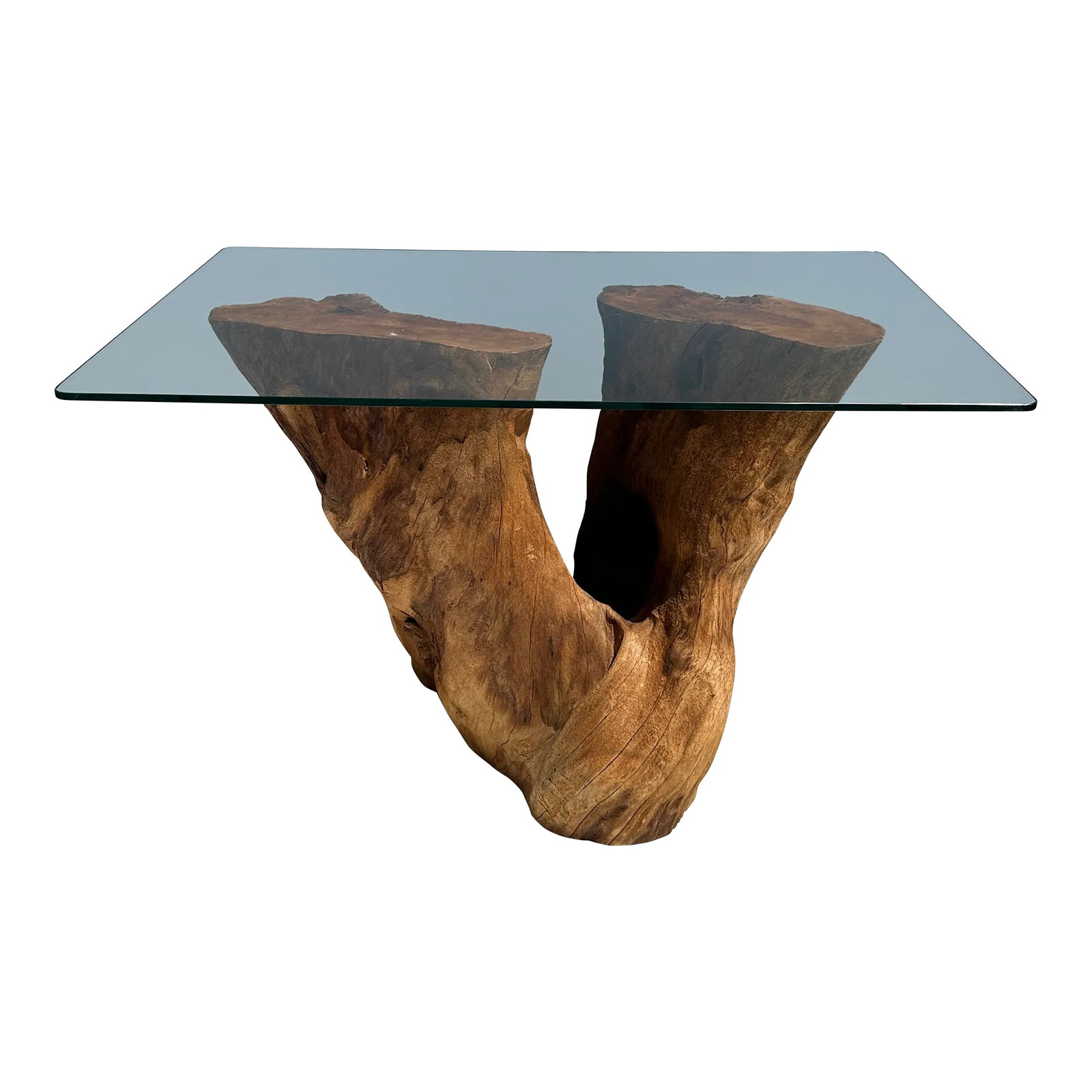 1980s Organic Tree Trunk Root Console Table (1 of 12)