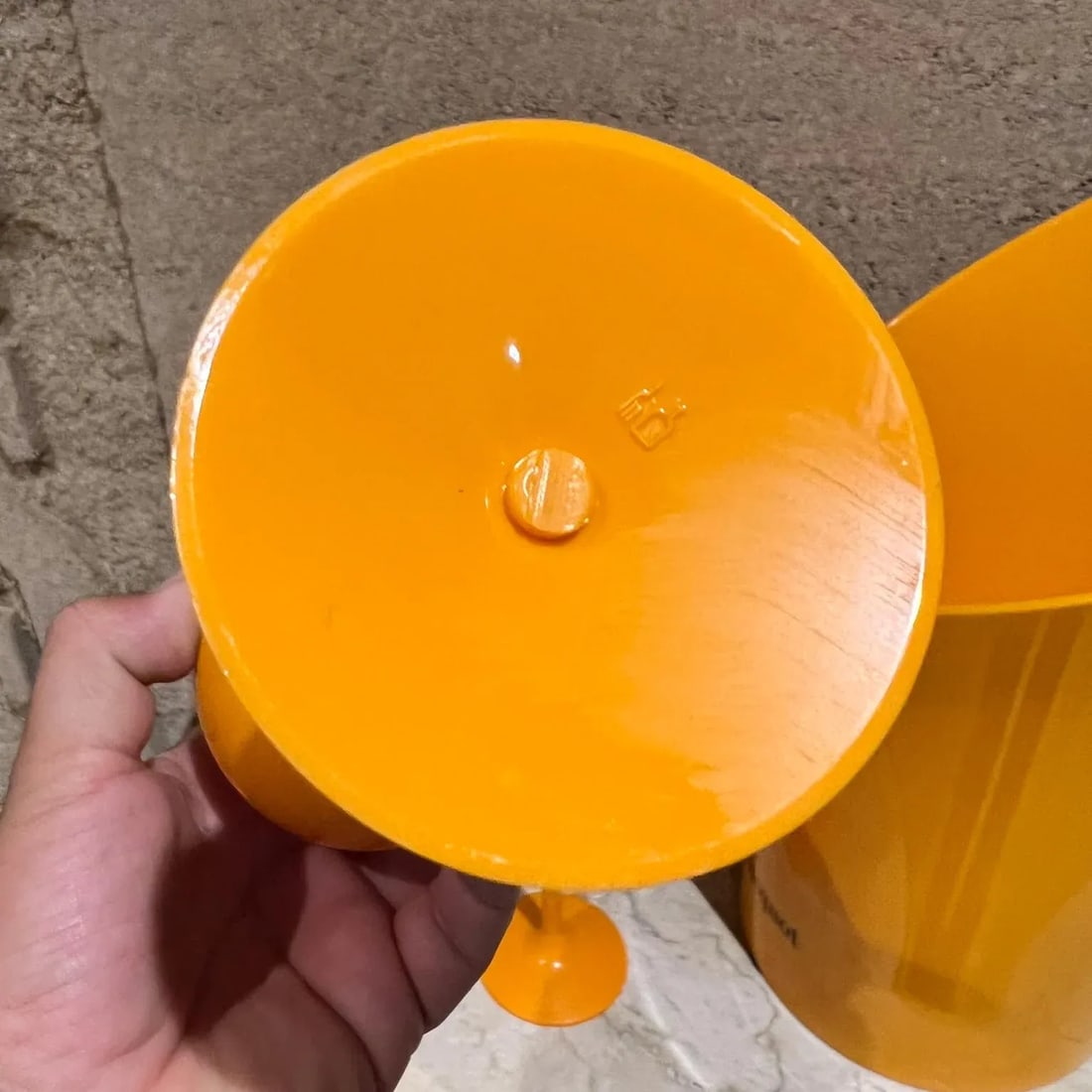 Veuve Clicquot Orange Champagne Ice Bucket With Four Glasses Set - 2