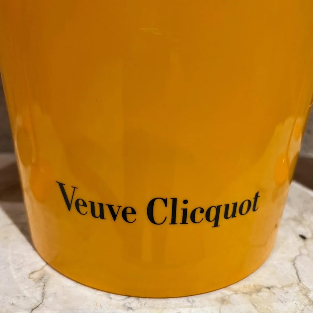Veuve Clicquot Orange Champagne Ice Bucket With Four Glasses Set - 9