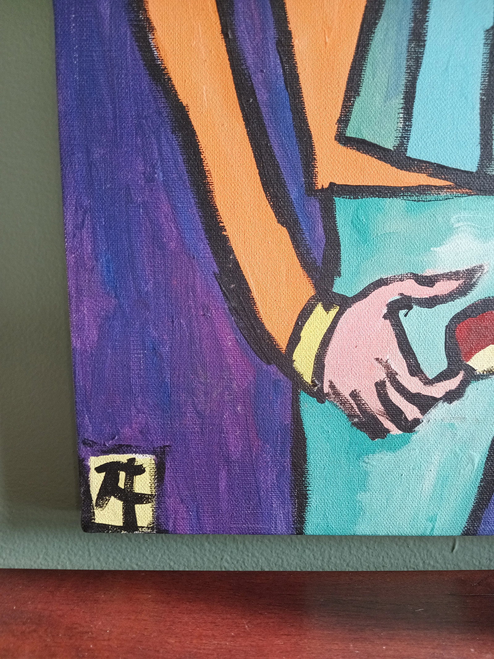 The Lovers Original Acrylic on Canvas by Angelo Franco - 2