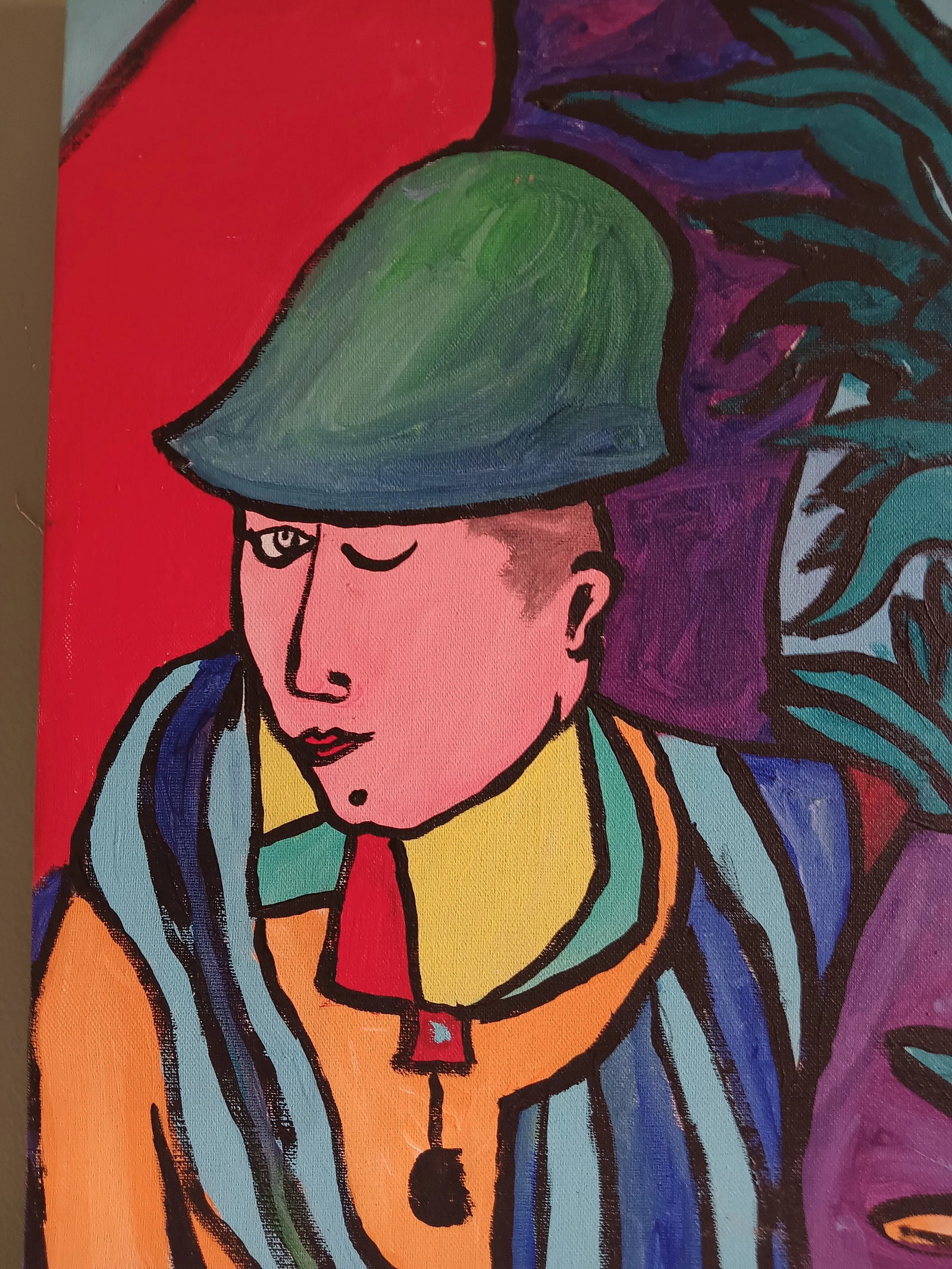 The Lovers Original Acrylic on Canvas by Angelo Franco - 3