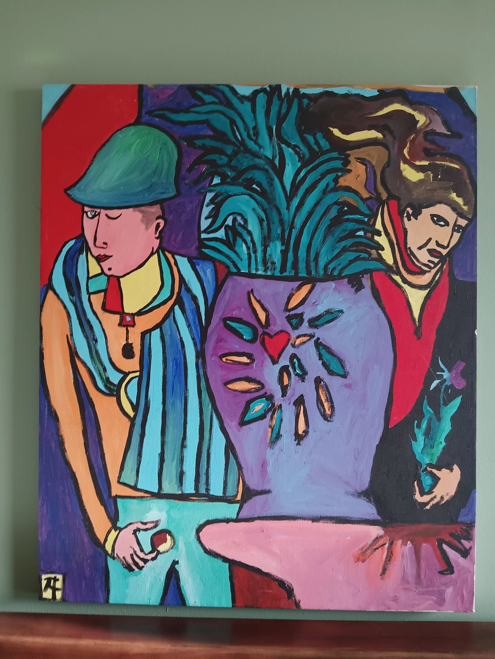 The Lovers Original Acrylic on Canvas by Angelo Franco - 9