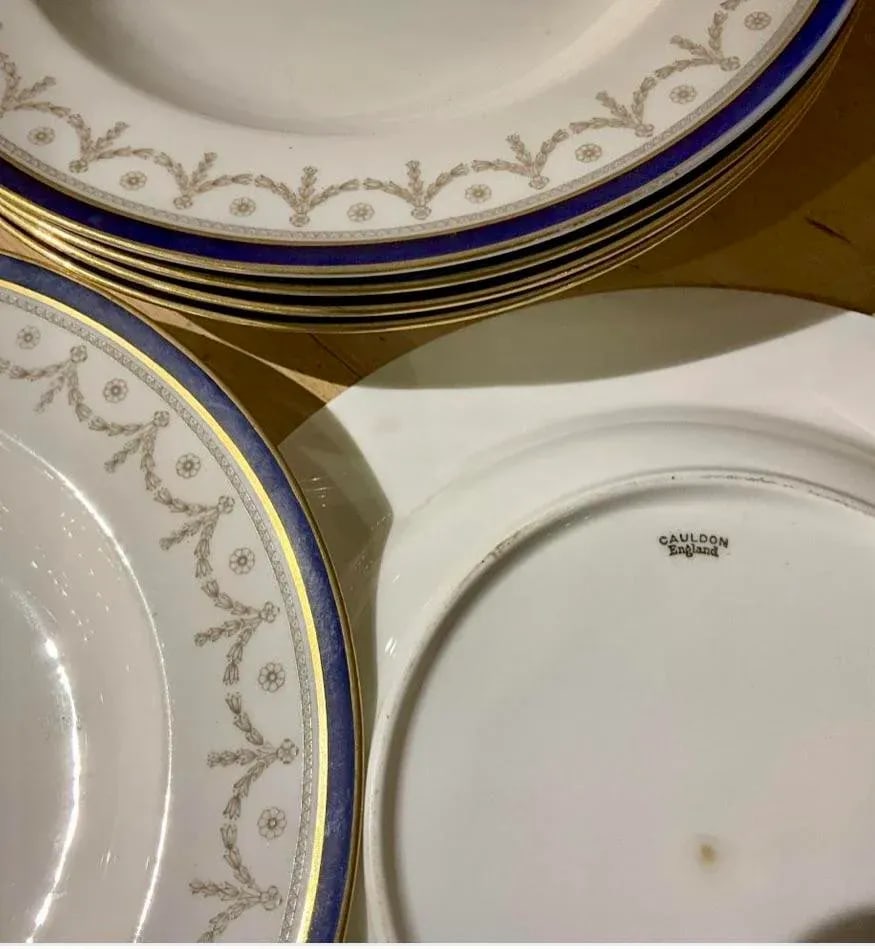 Antique China Service by Cauldon, Staffordshire England- 26 Pieces - 5