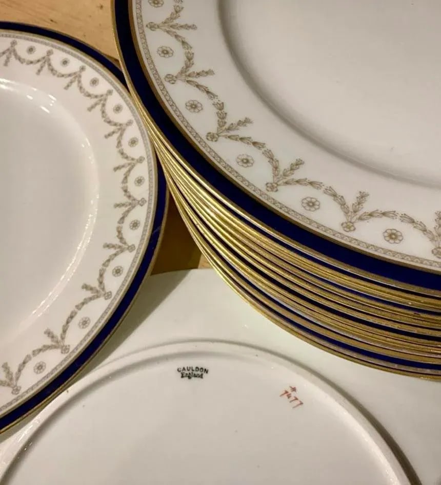 Antique China Service by Cauldon, Staffordshire England- 26 Pieces - 9