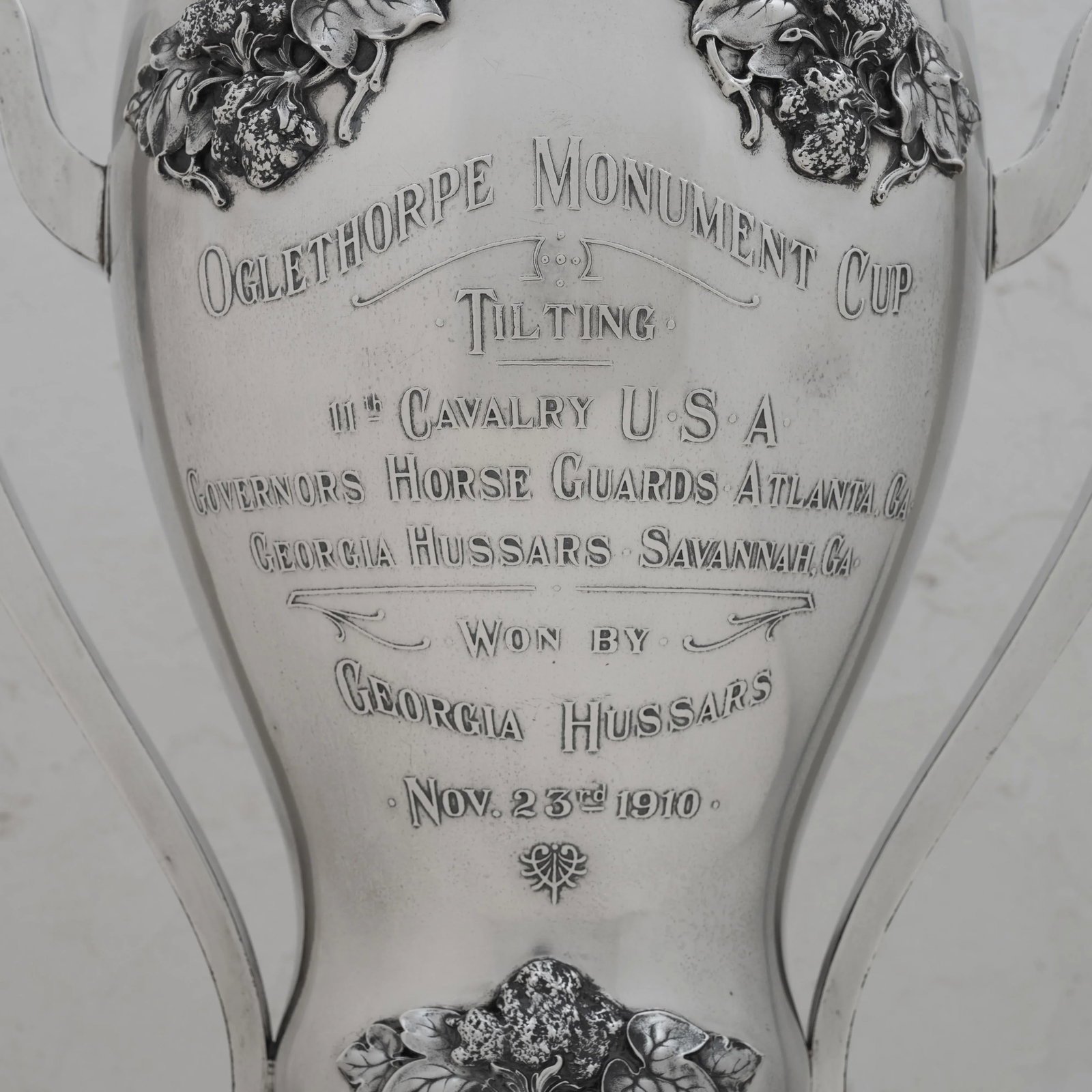 Oglethorpe Monument Cup, Savannah, Georgia, 1910 - 4