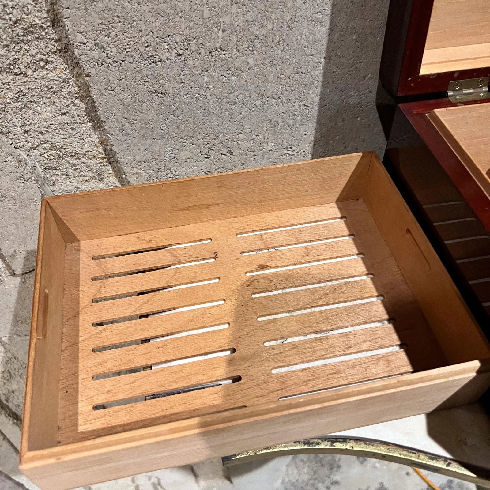 Paradigm Humidor Company Cigar Box Marquetry Wood Inlay - 8