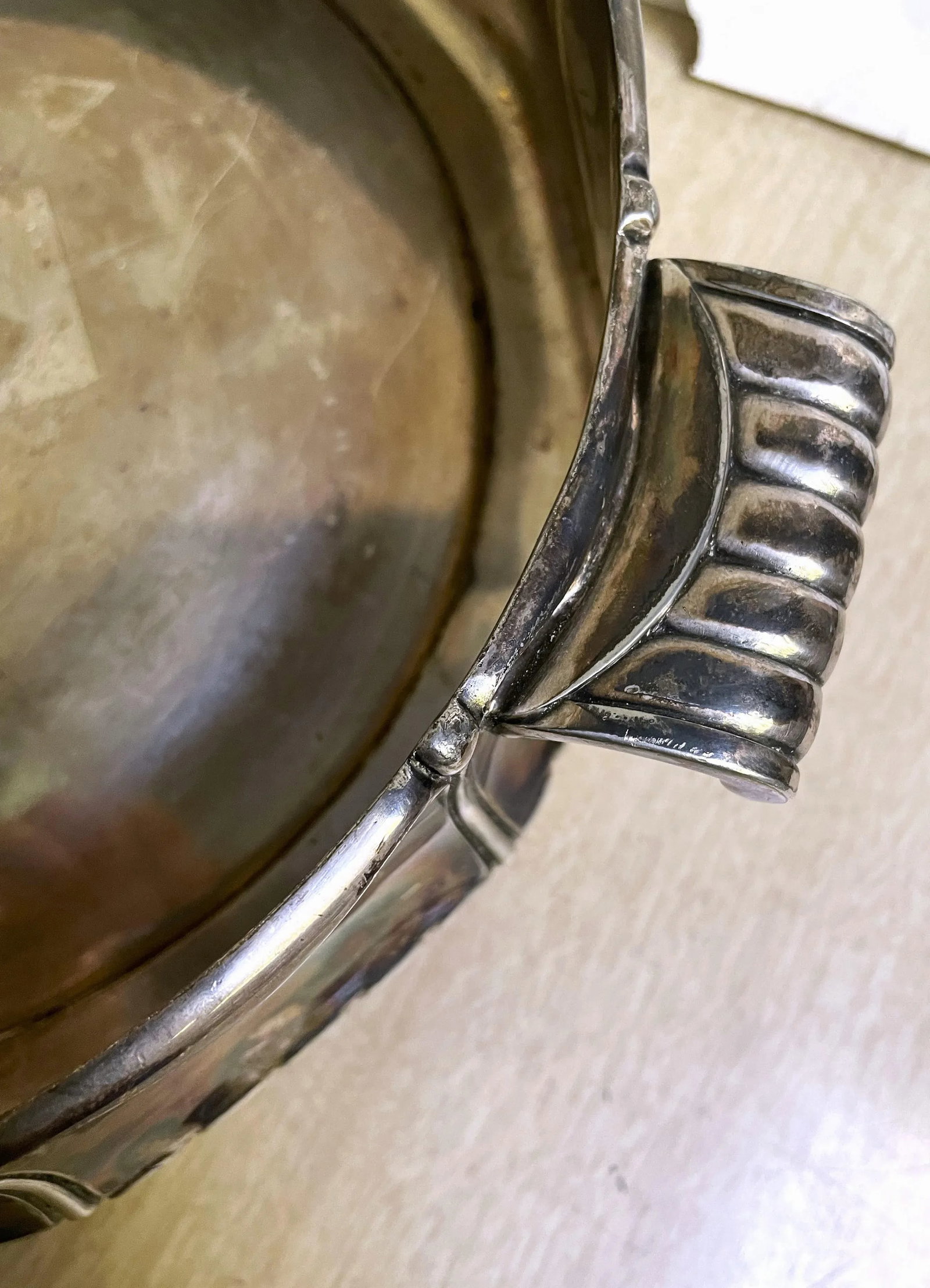 Early 20th Century Orfèvrerie Gallia Art Nouveau Christofle Silverplate Large Serving/Display - 9
