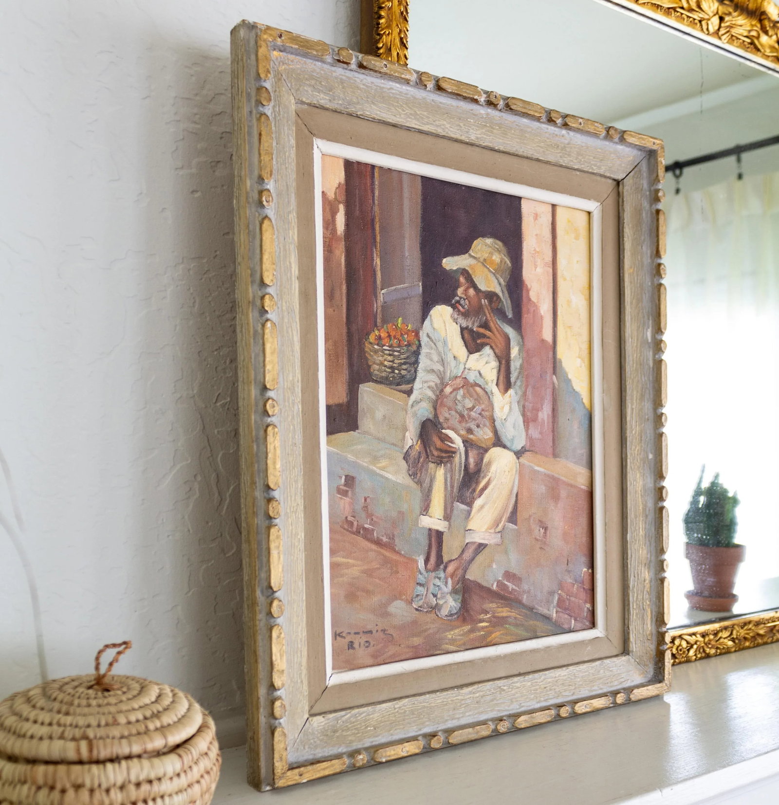 Figurative Painting of a Brazilian Man in Rio by Alfred Koenig - 3