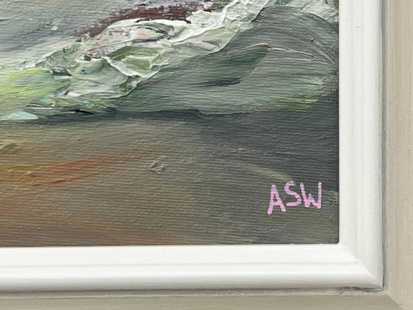 Twilight Serenity - Atmospheric Abstract Sea Landscape by British Artist, 2024, Framed - 12