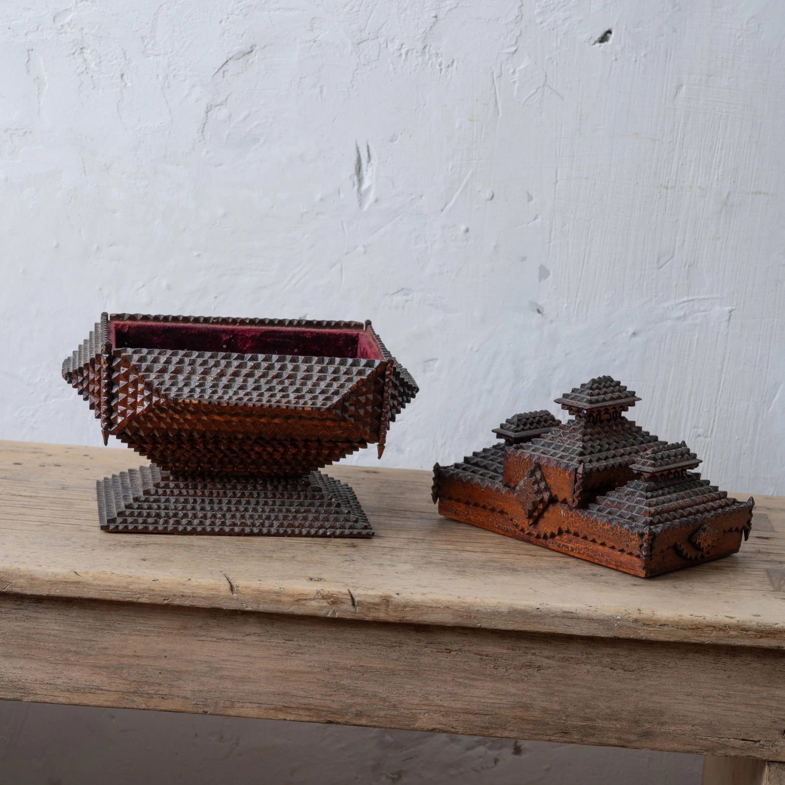 Tramp Art Box, C.1890 - 5